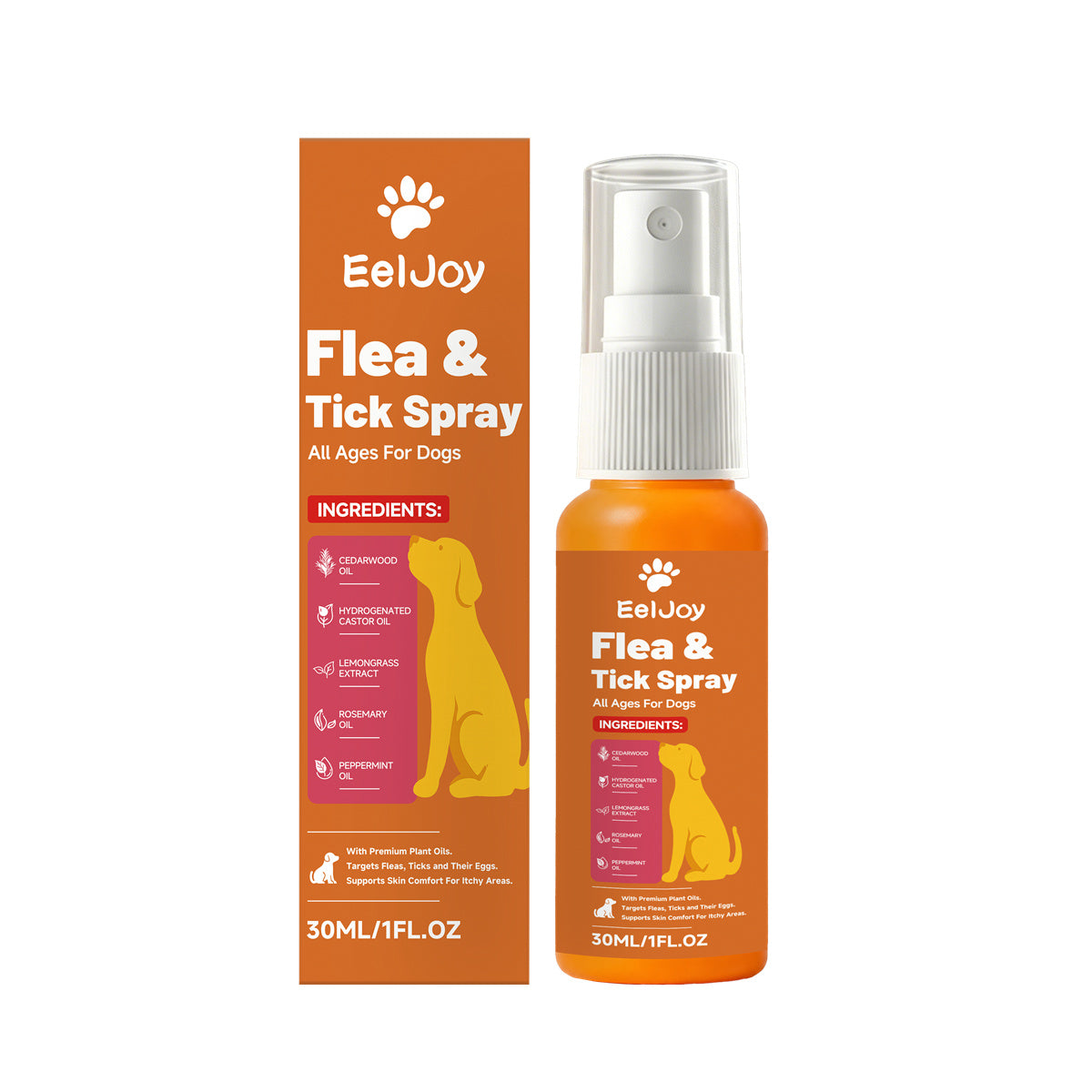 Spray pour chien et tiques