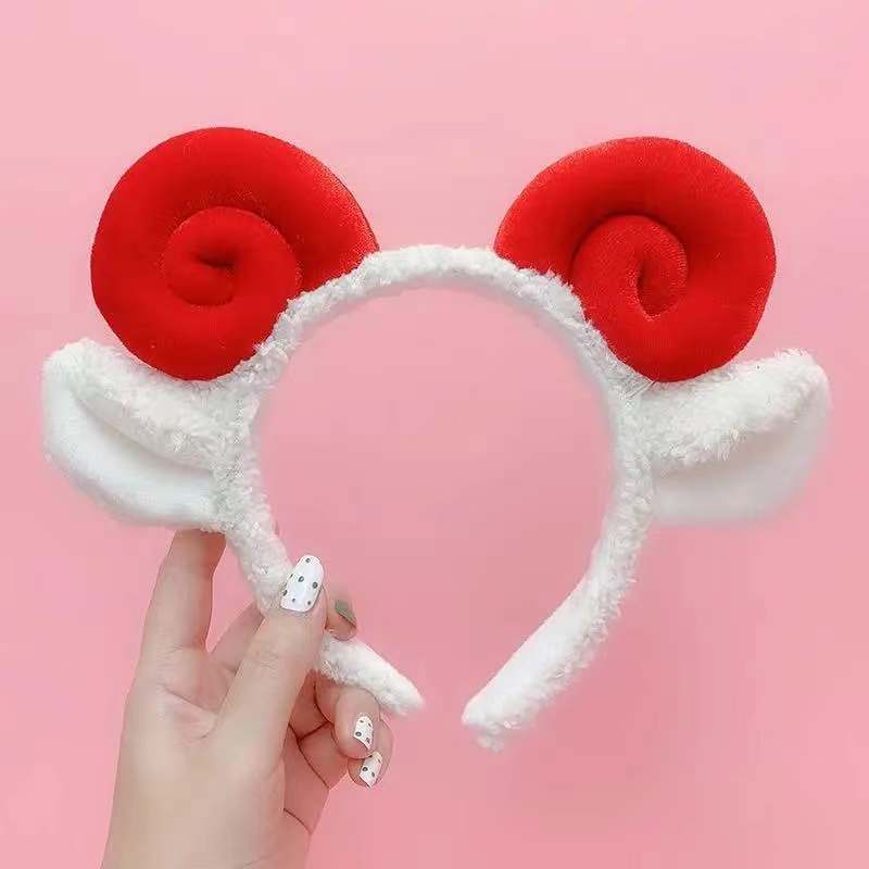 Coincer mignon en peluche de moutons