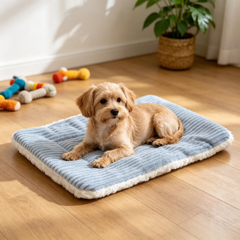 Tapis de lit double côté pour animaux de compagnie