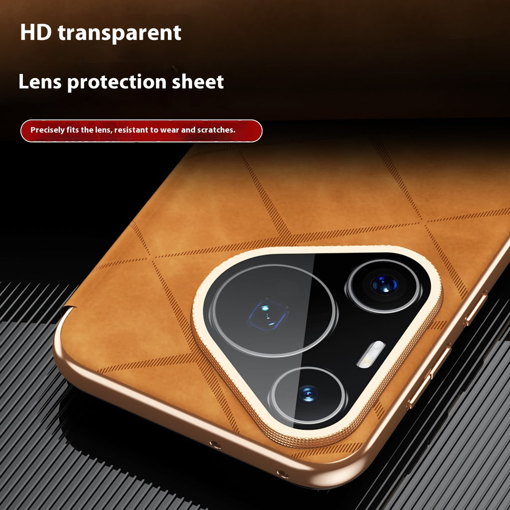 Boîtier de téléphone à impression anti-doigt plaqué diamant