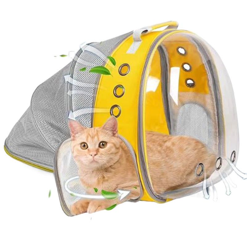 Sac à dos en mesh transparent extensible arrière
