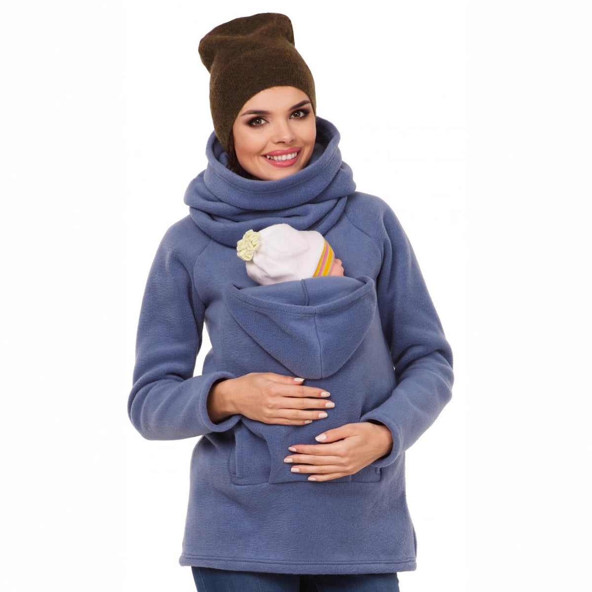 Aliexpress Amazon Femmes Automne et hiver Multifonctionnel Sweatshirt Kangaroo Vêtements de dessus