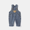 Survêtements en denim pour bébé imprimés rétro-causés