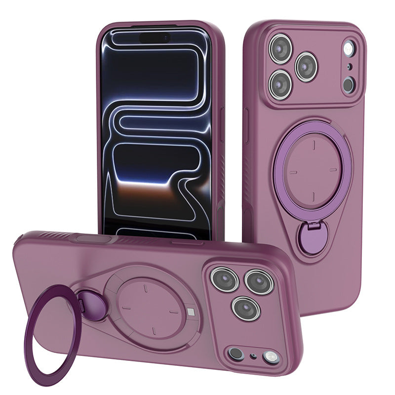 Magnetic Skin Feel Bracket Drop Housse téléphonique de preuve