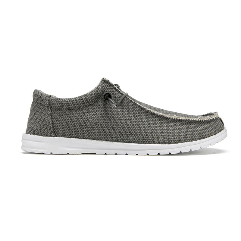 Men's Plus Size Casual Canvas Shoes