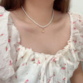 Collier Perle de luxe Niche pour les femmes Élégante chaîne de collier de tempérament