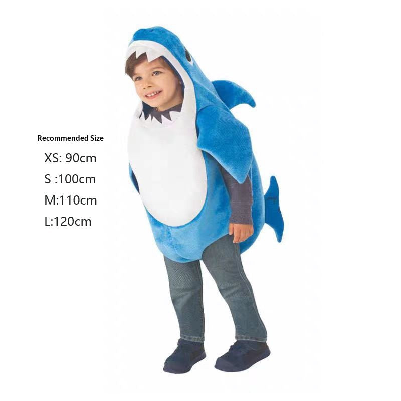 Déguisement d'étape en peluche de requin