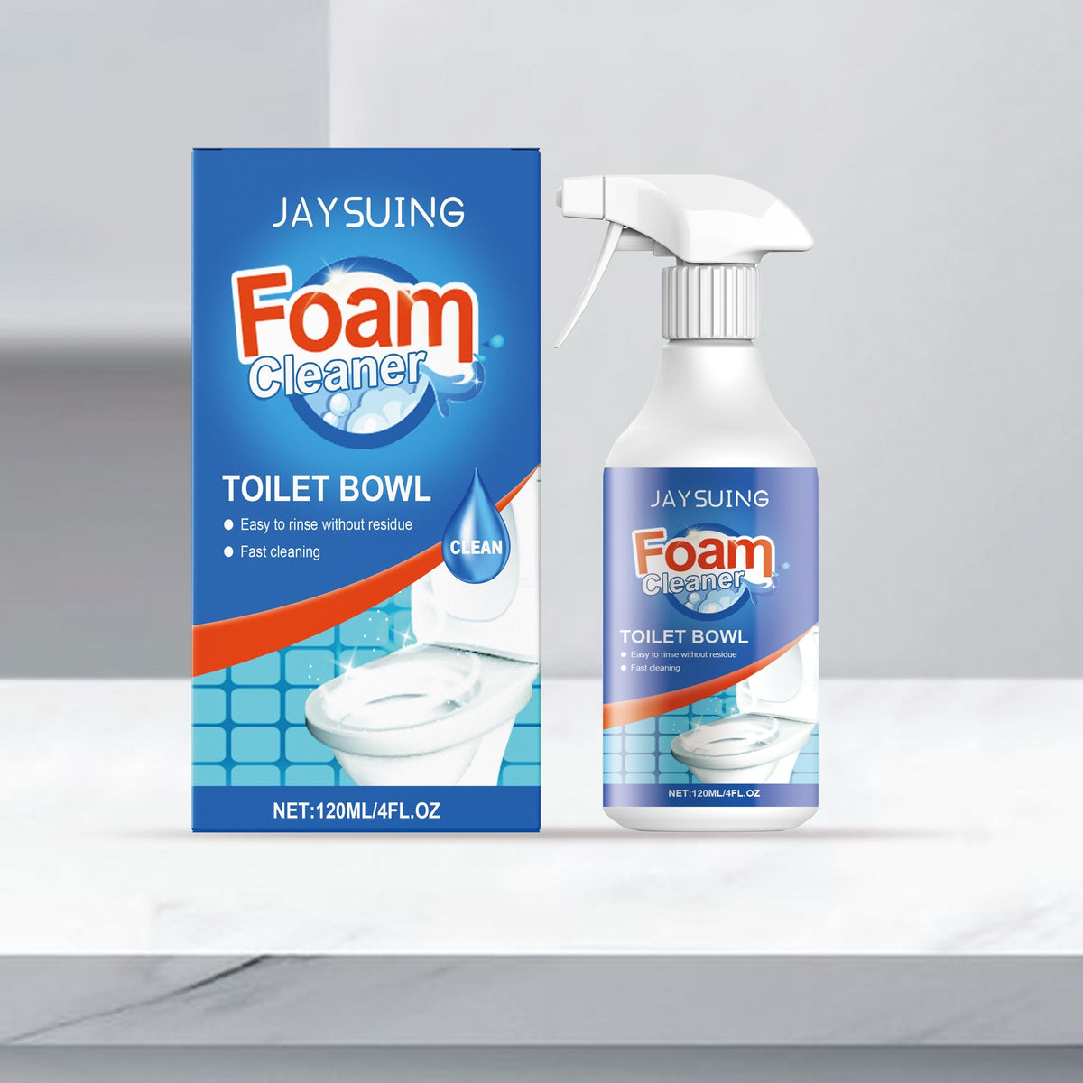 Vaporisateur de nettoyage du bol de toilette en mousse