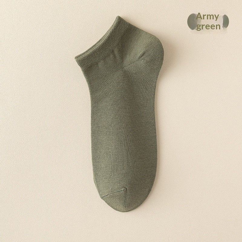 Chaussettes en coton pur Été Style mince Hommes et Couples Version