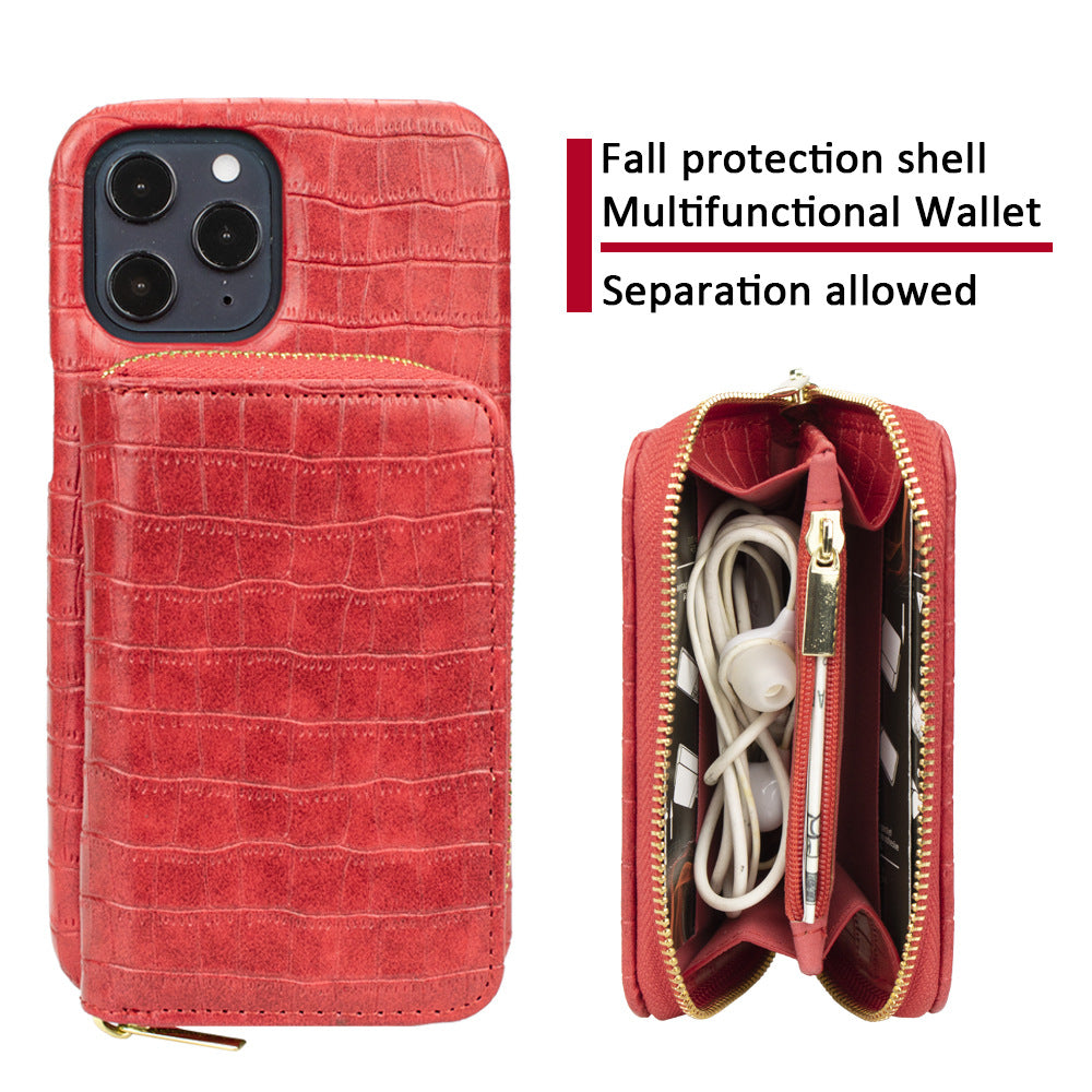 Housse de téléphone de luxe de protection magnétique deux en un
