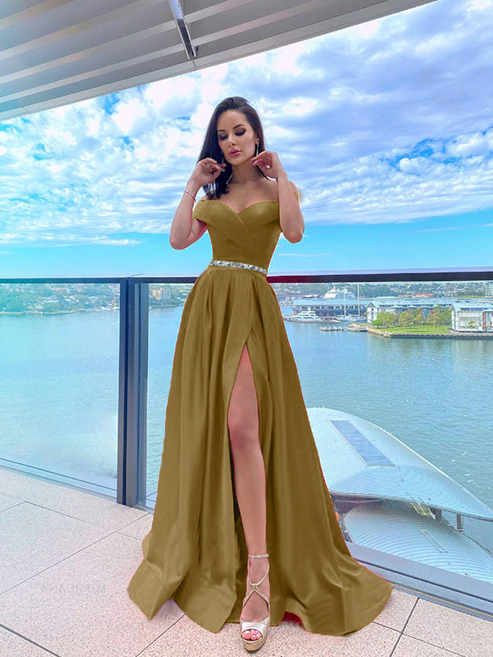 Banquet de Trailing Robe Longue Femme