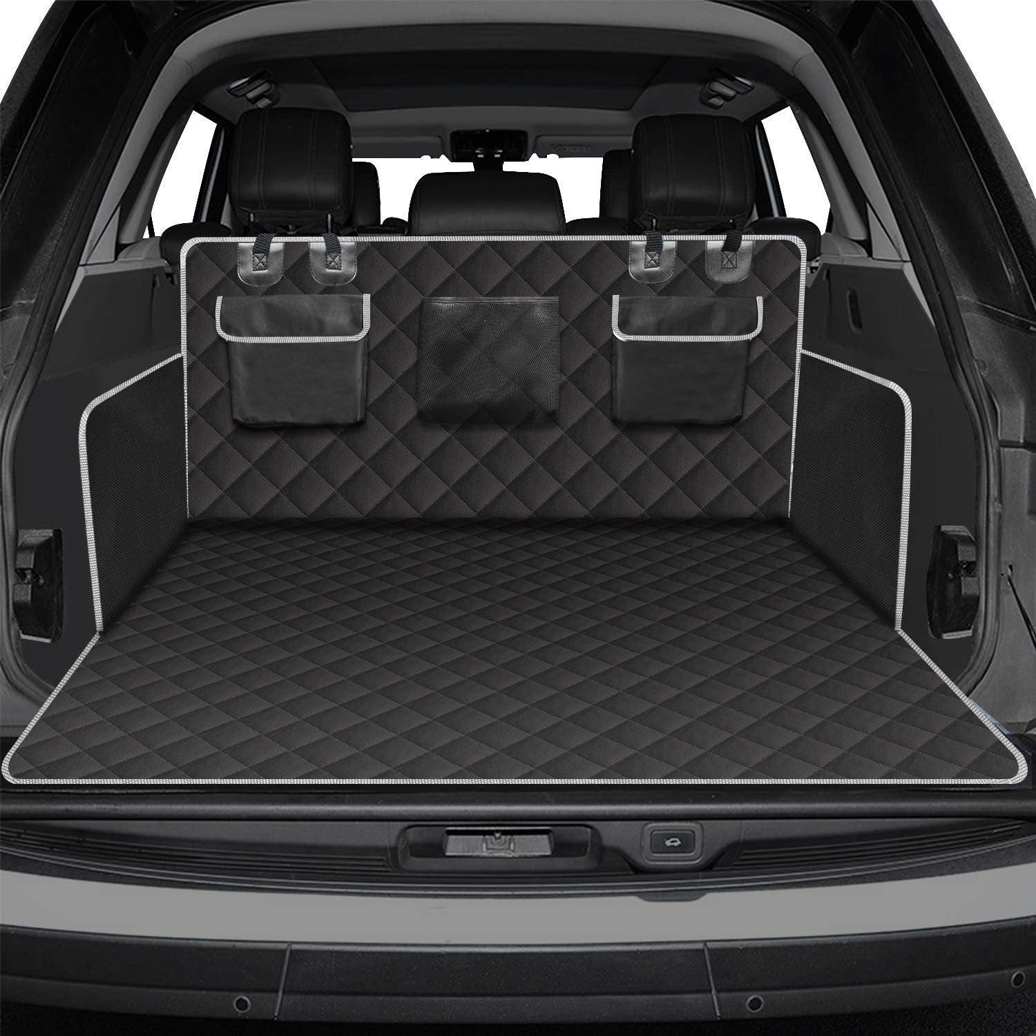 Grand tapis d'animal imperméable et résistant aux taches pour les coffres de voiture