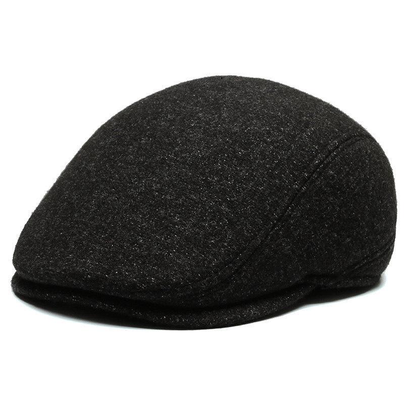 Cyclisme extérieur Beret brim court et chaud Moyen-âge et les hommes âgés Ear Protection Advance H