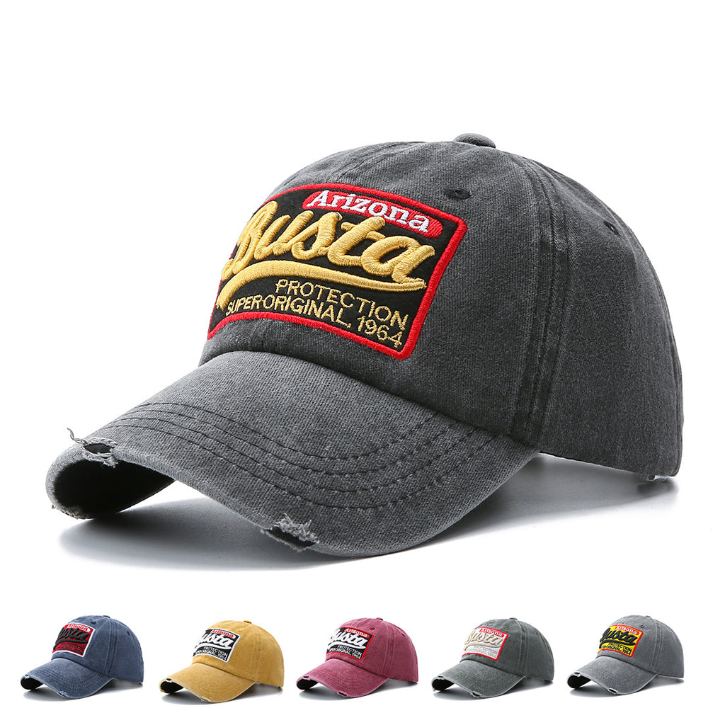 Chapeau à lettres de baseball lavé