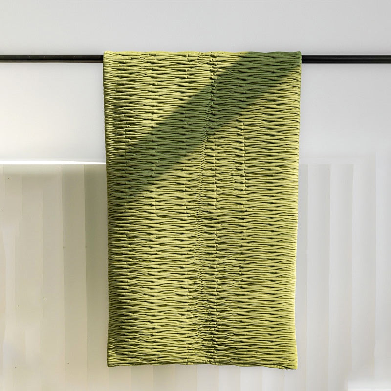 Couverture à lancer vert vintage de luxe légère