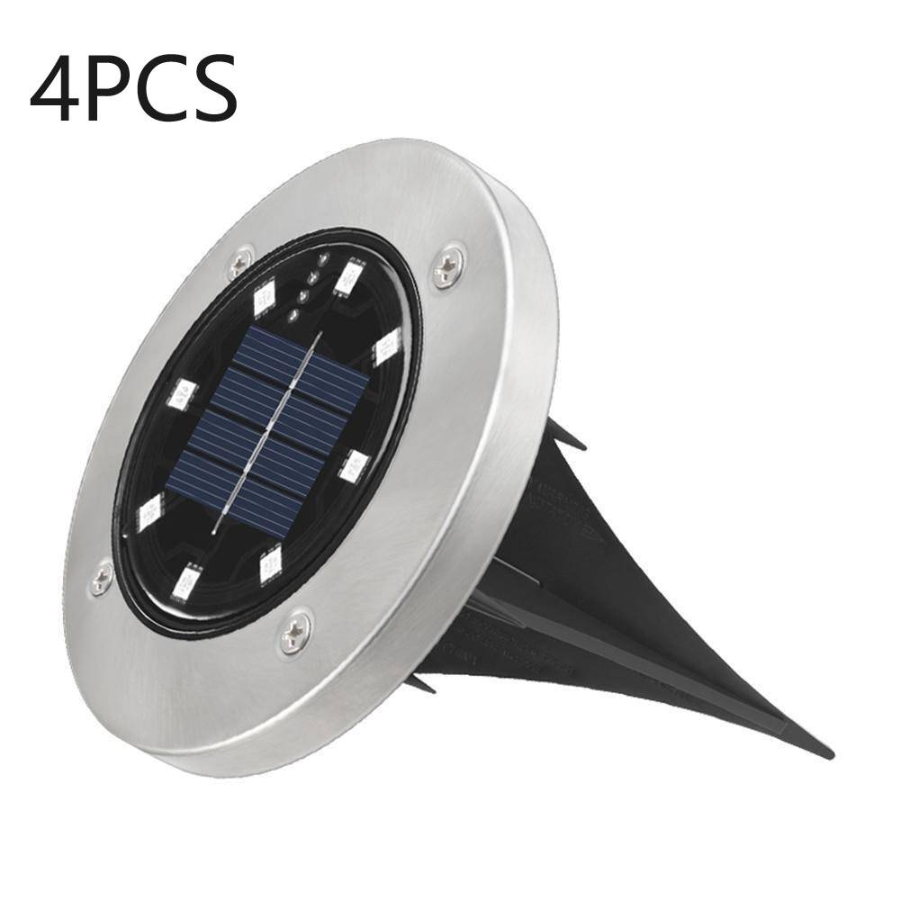 LED Solar Underground lumière imperméable à la couleur changement de jardin lampe enterrée