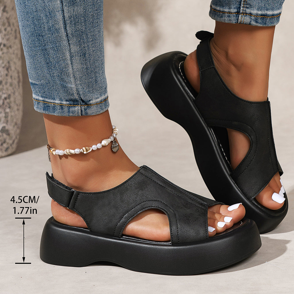 SpringSummer Retro Beach Velcro Sandales