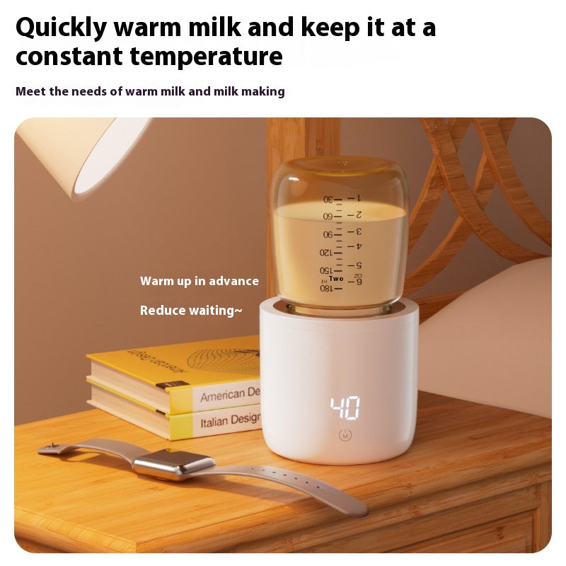Le chauffage et l'isolation automatiques intelligents et pratiques deux-en-un chauffe-lait