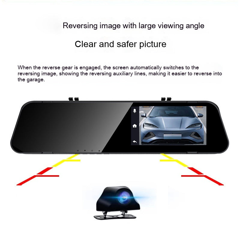 HD Driving Recorder Front and Rear Night Vision Dual Recording Reversing Image