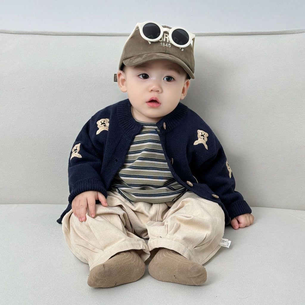 Autumn Mode tricoté Cardigan mignon enfant manteau