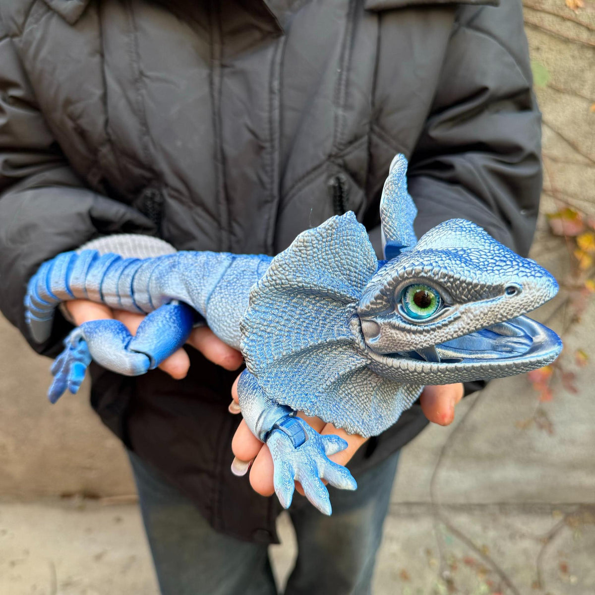 Modèle de caméléon animal de simulation imprimé en 3D