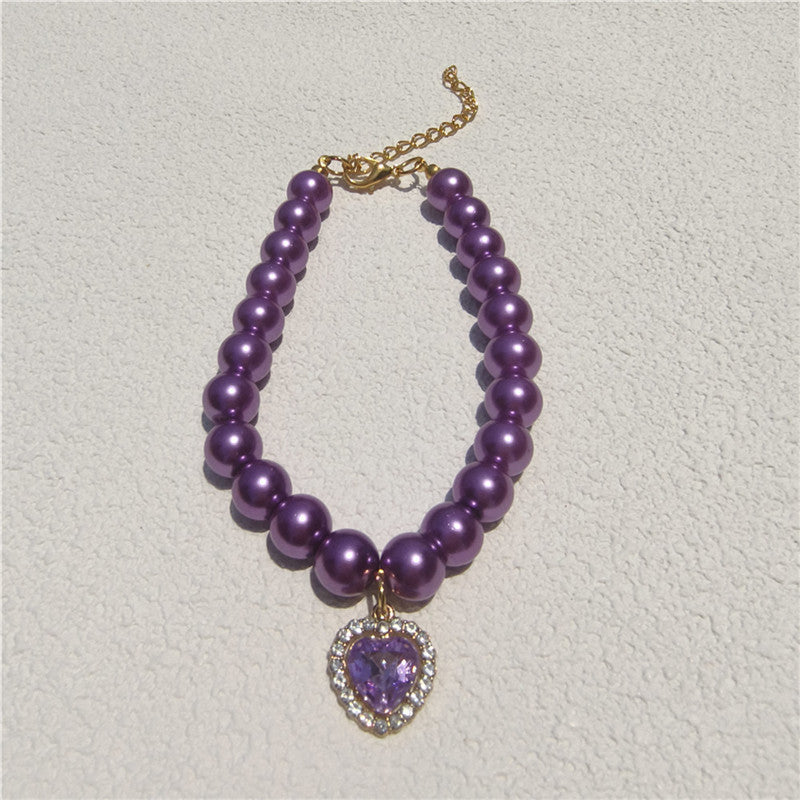 Collier pendentif en pierre gemme façonnable