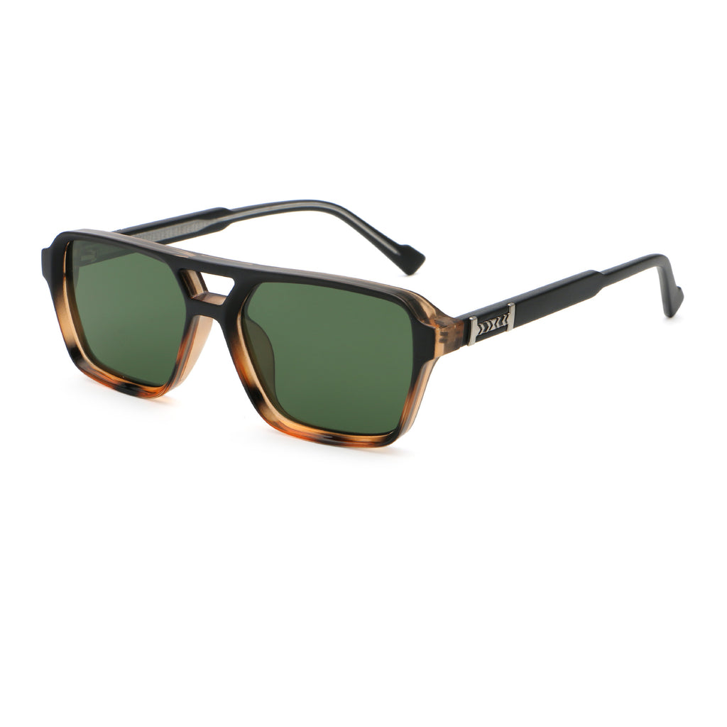 Lunettes de soleil à double pont anti-UV pour hommes et femmes