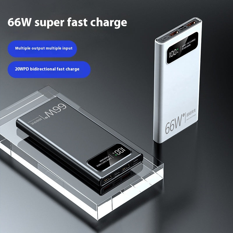 66W Alimentation mobile à charge super rapide 20000 MA Grande capacité