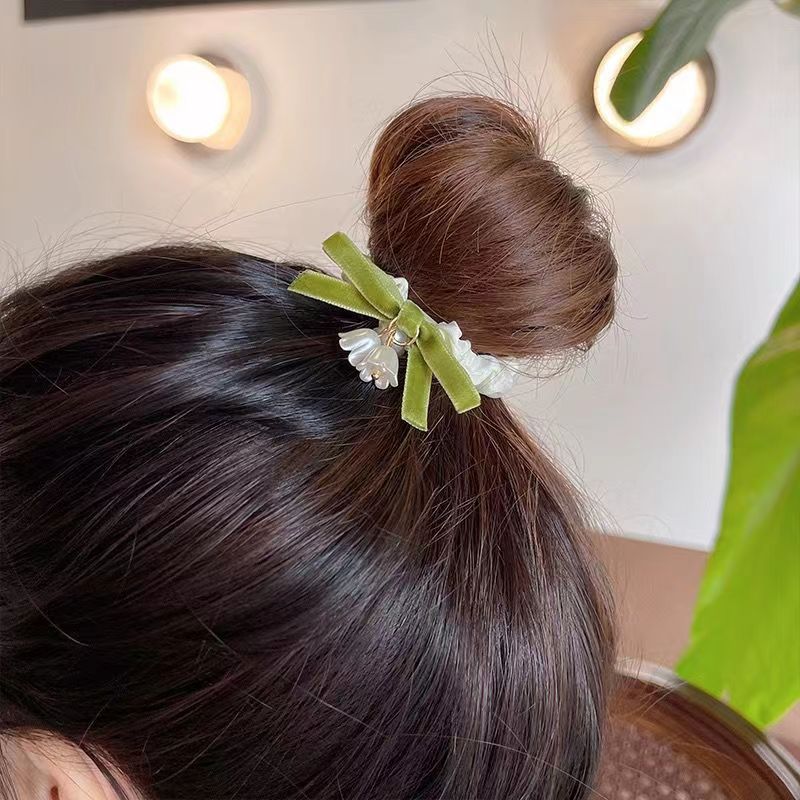 Lily Headband Bow Small Intestine Hair Anneau Advanced Sensual Tie Rope Cheveux Accessoire