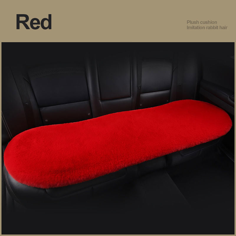 Siège auto En peluche d'hiver Coussin carré monoplace