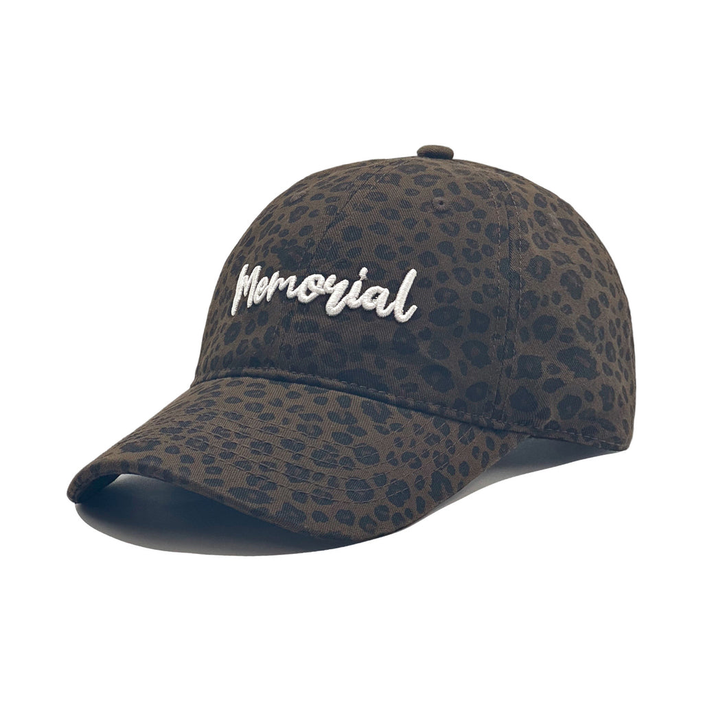 Retro Leopard-print Casquette de baseball brodée lavée et décontractionnée