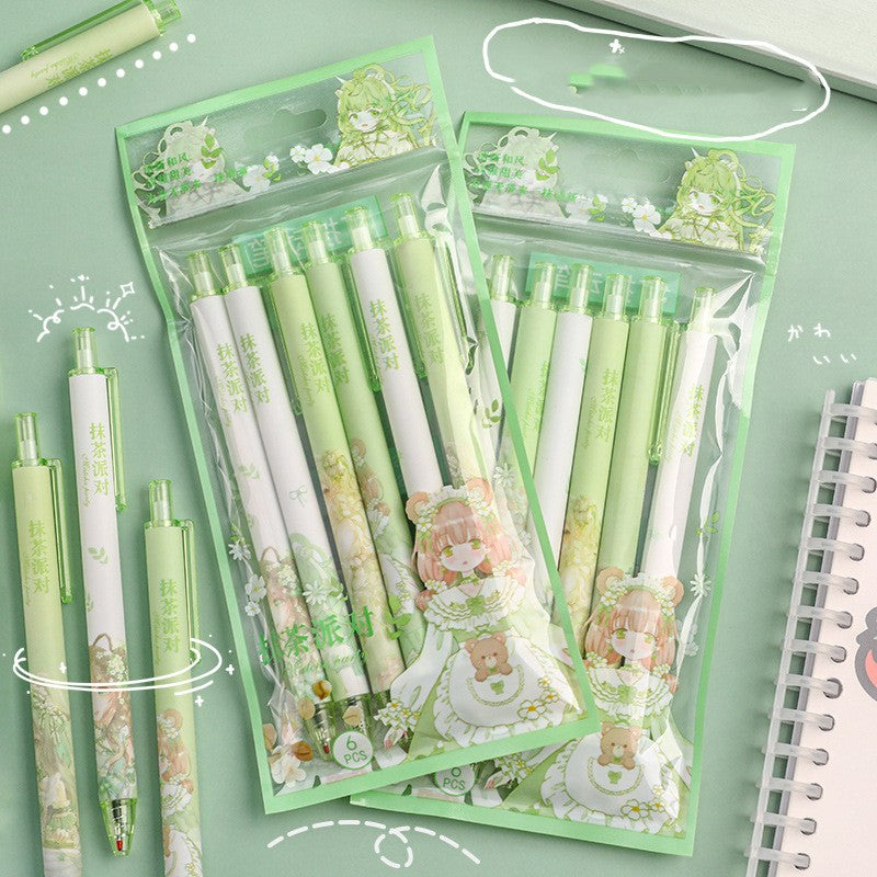 Press the neutral pen for the Matcha part