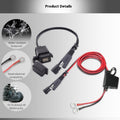 Adaptateur USB Téléphone GPS Chargement de SAE à moto