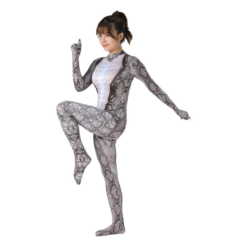 Hongbo Python Vert Bodysuit Halloween