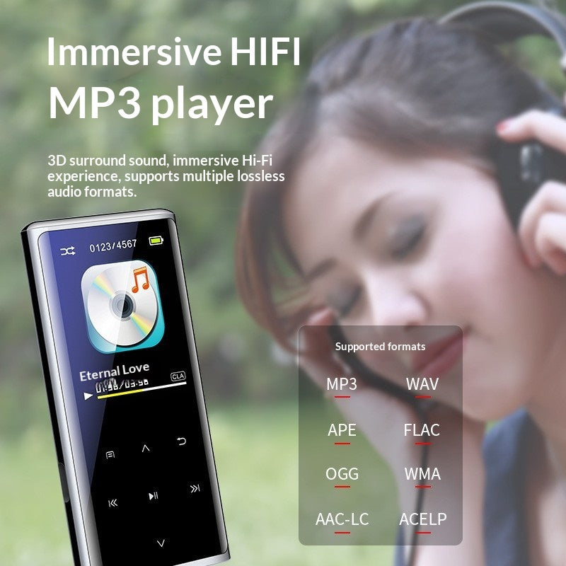 Lecteur numérique portable avec un haut-parleur Bluetooth couleur tactile et Walkman intégré