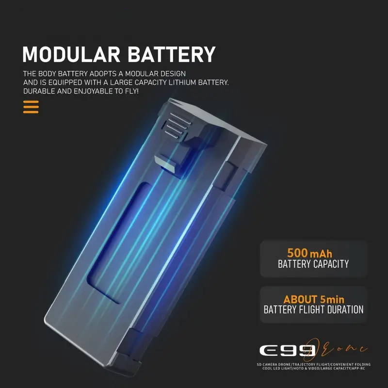 E88 E99 Batterie de remplacement - 3 Pcs
