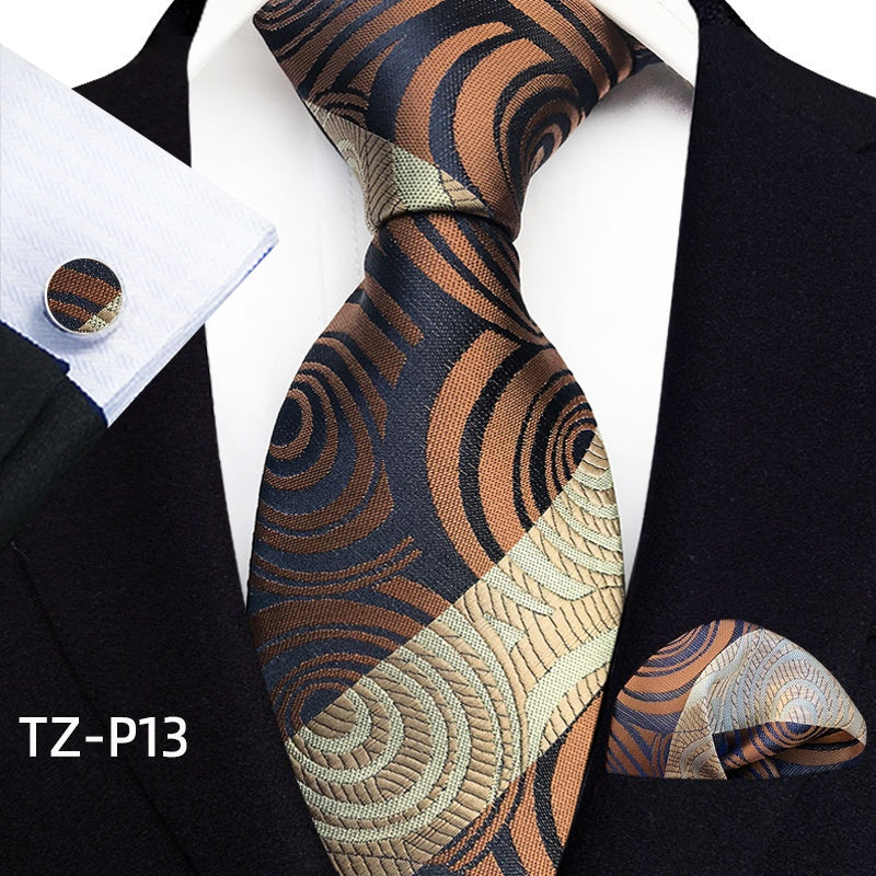 Business Hommes Tie formelle Set En stock Accessoires mode
