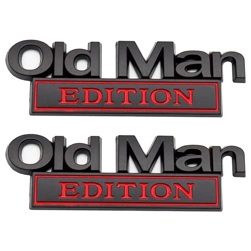 2-pack Old Man Edition Emblems