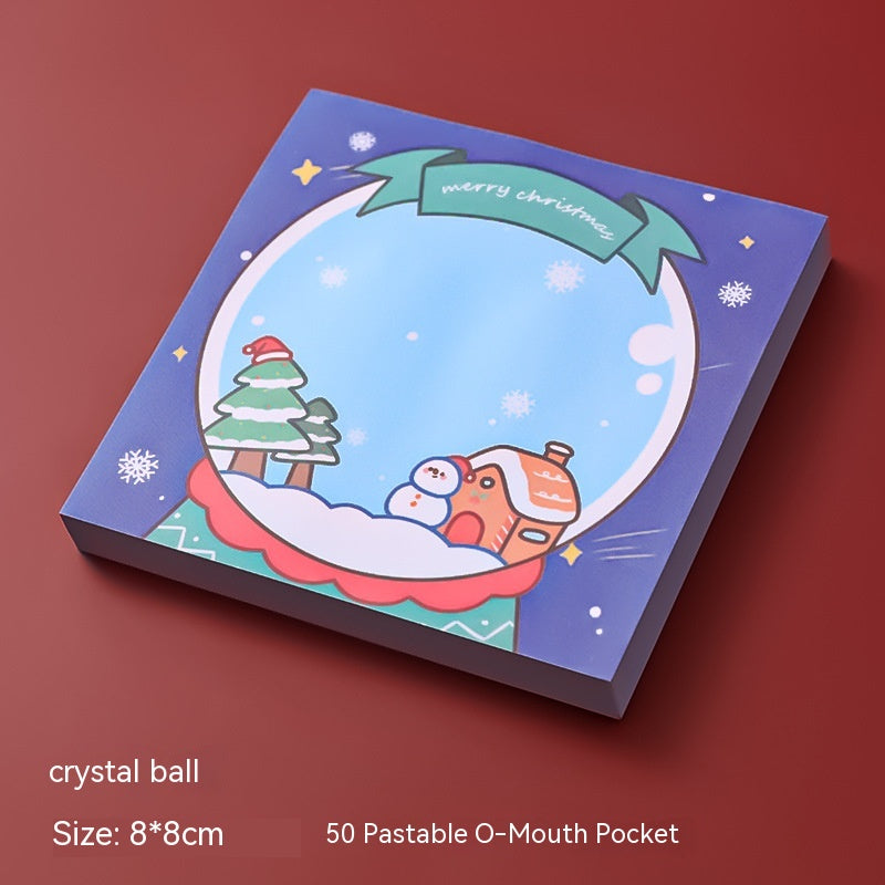 Caricature Noël Sticky Notes Étudiant Papeterie