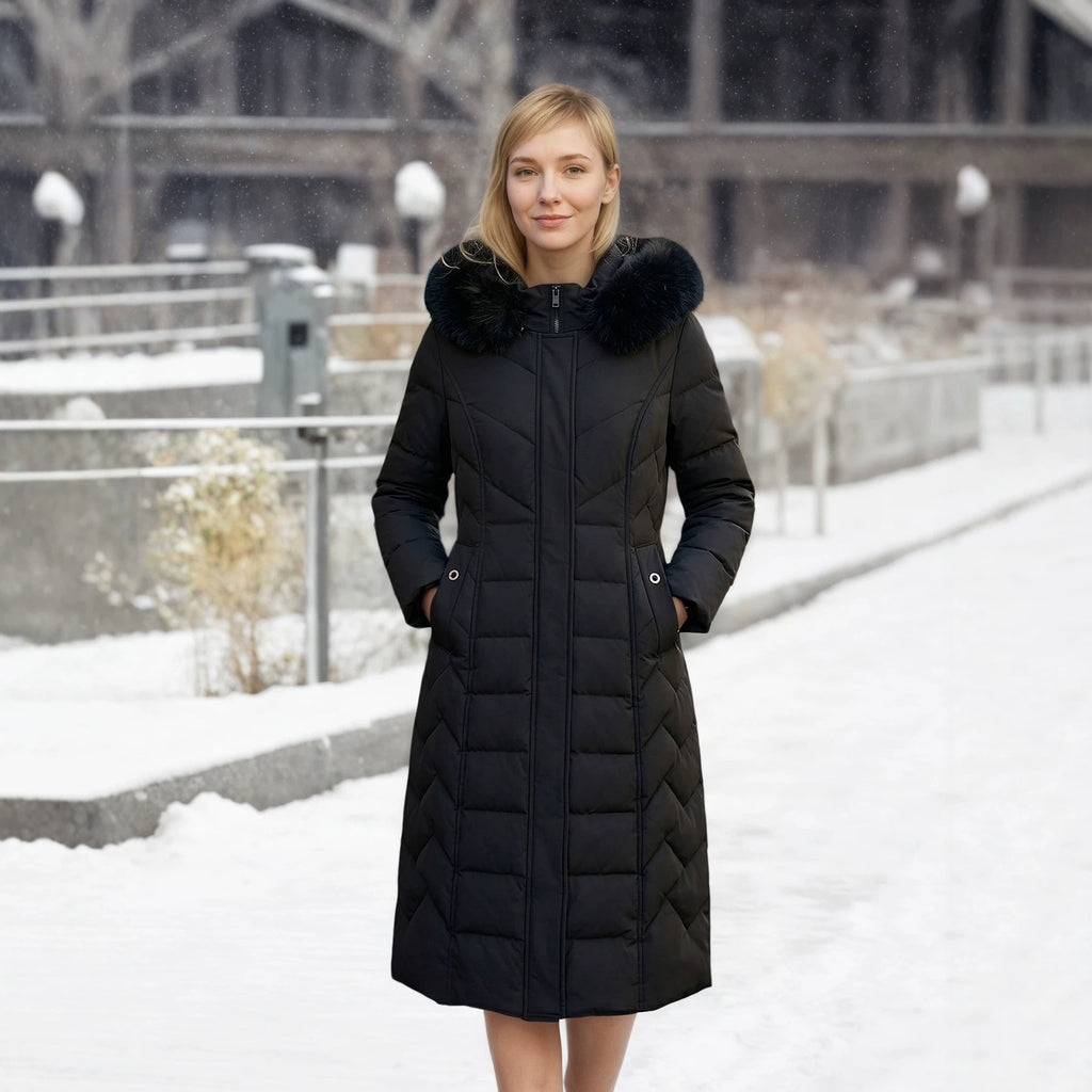 Coin long rembourré en coton de couleur unie
