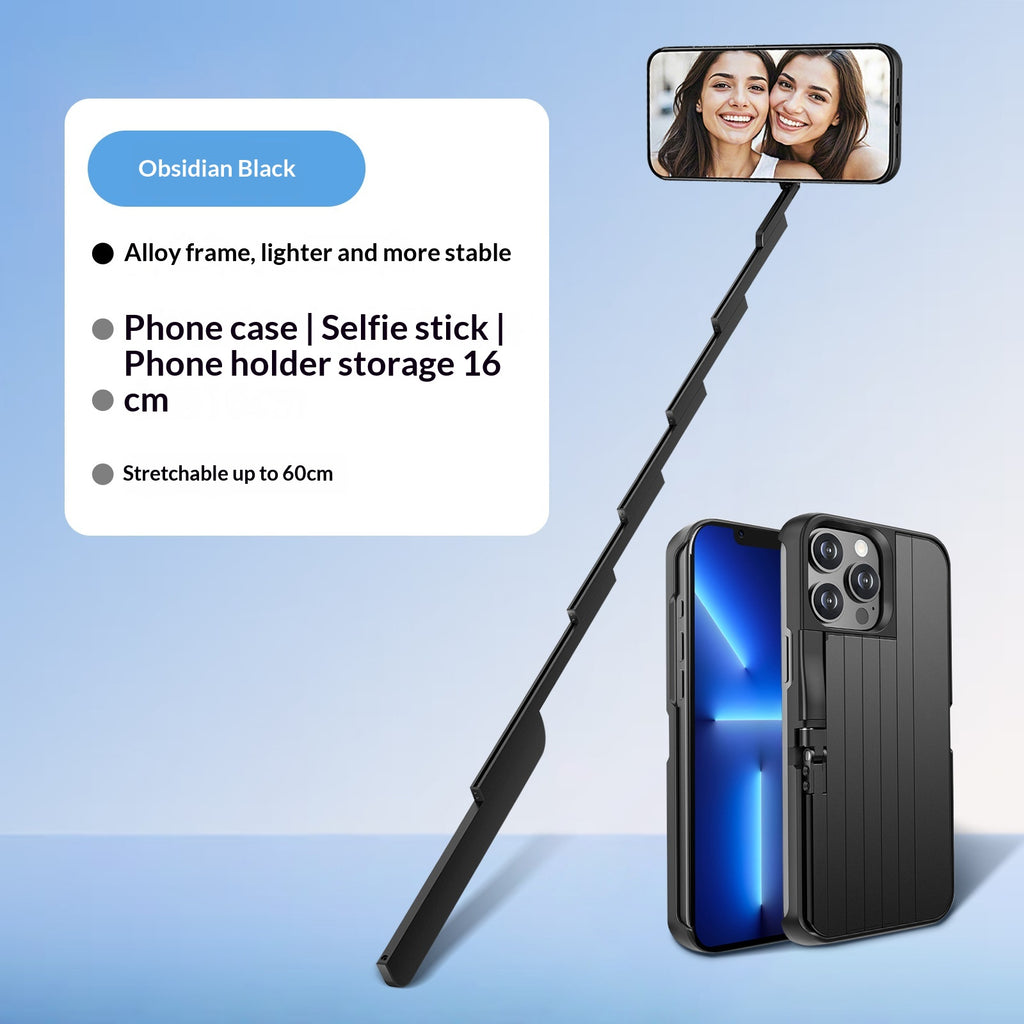 Housse Bluetooth multifonctionnelle avec bâton de Selfie