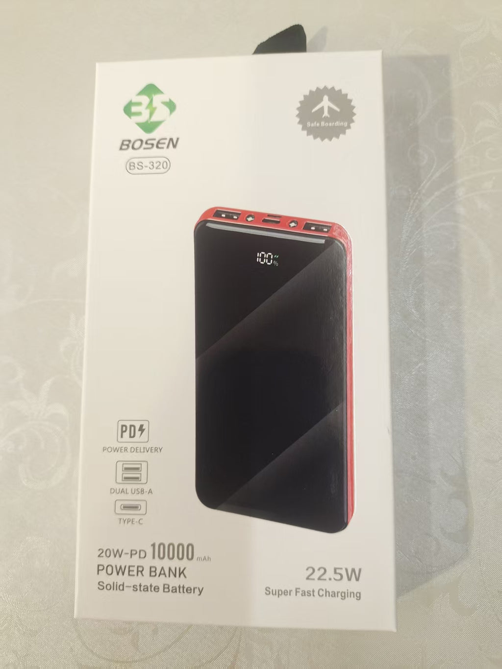 Portable Power Bank charge rapide Pack de batterie universel pour iPhone