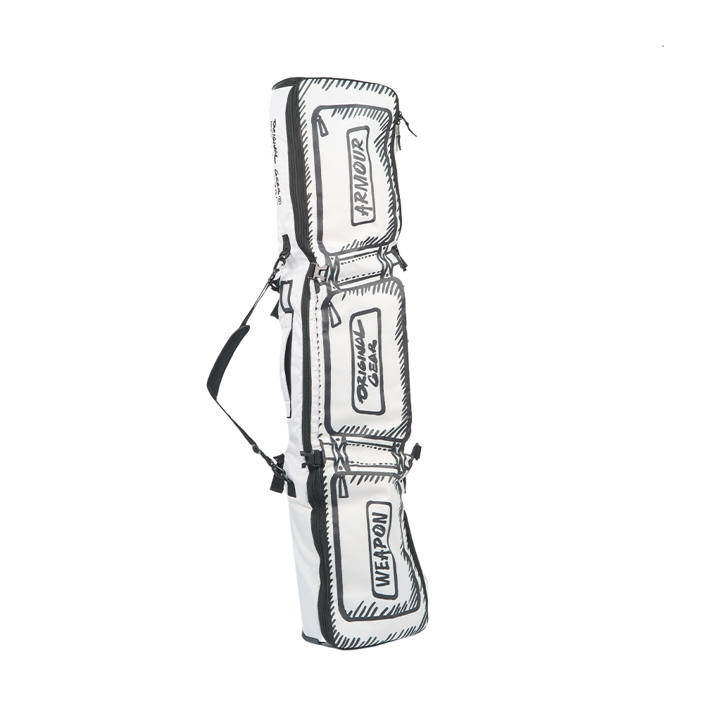 Pack de ski simple et double planche Double Disponible Cardan Roue Grande Capacité