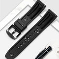 Bracelet de libération rapide en caoutchouc 22mm