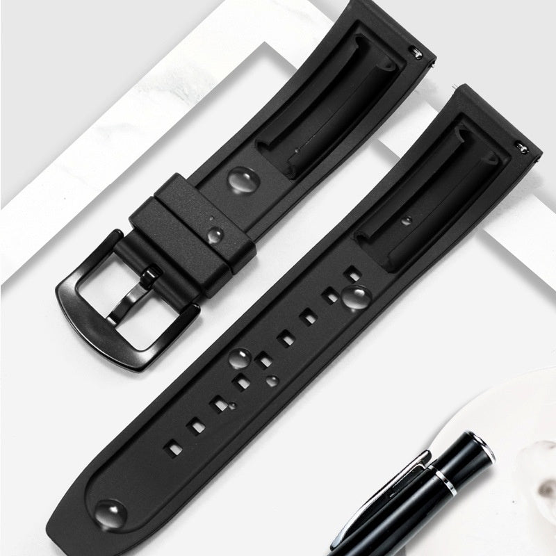 Bracelet de libération rapide en caoutchouc 22mm