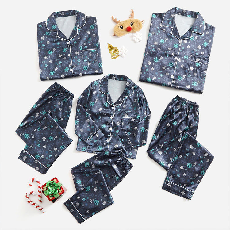 Famille de Noël Pyjamas rayés Pyjamas Vêtements de maison