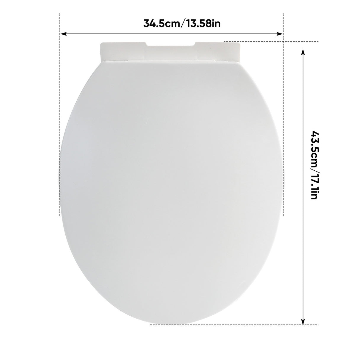 Quick Release Siège de toilette Soft Close Heavy Duty Universal Fit One Button