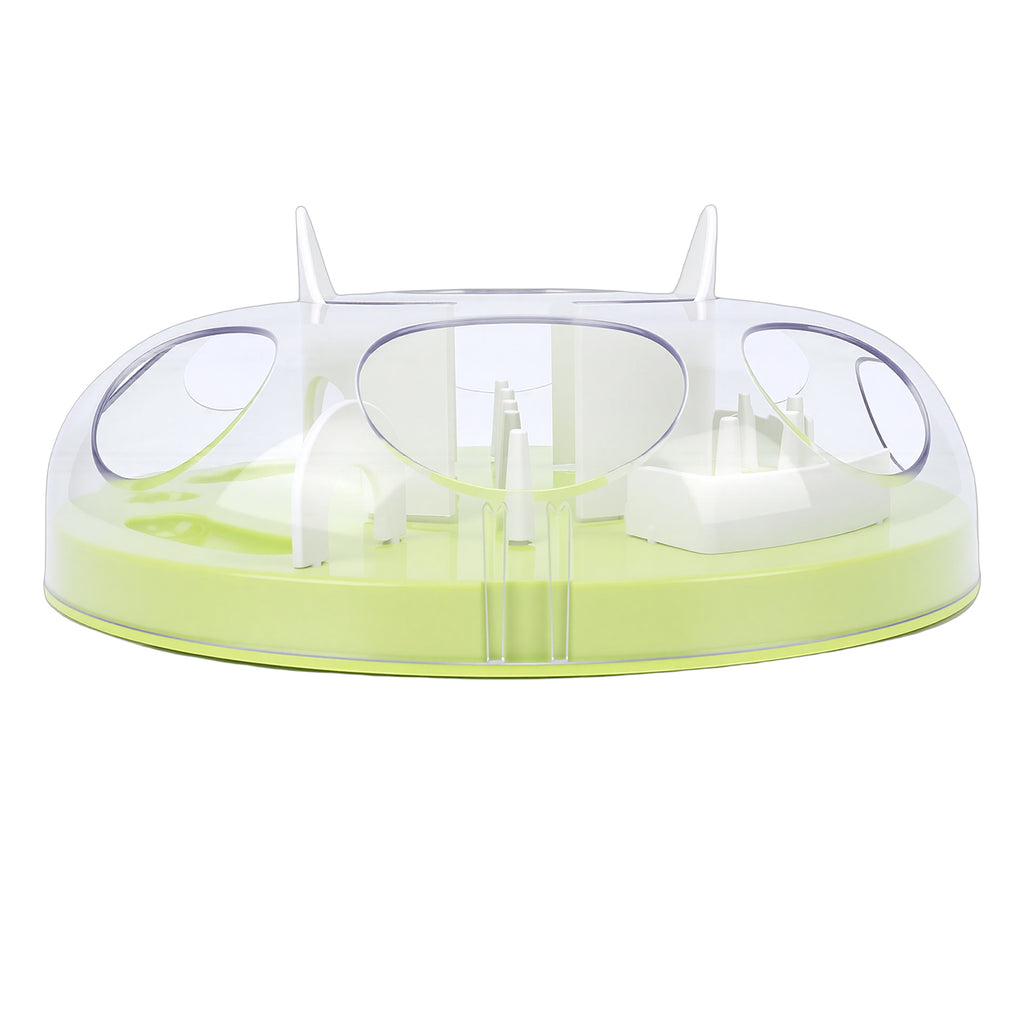 Puzzle chat interactif Feeder Funny Cat Puzzle Food Dispenser Jouet d'enrichissement pour animaux de compagnie Jouer