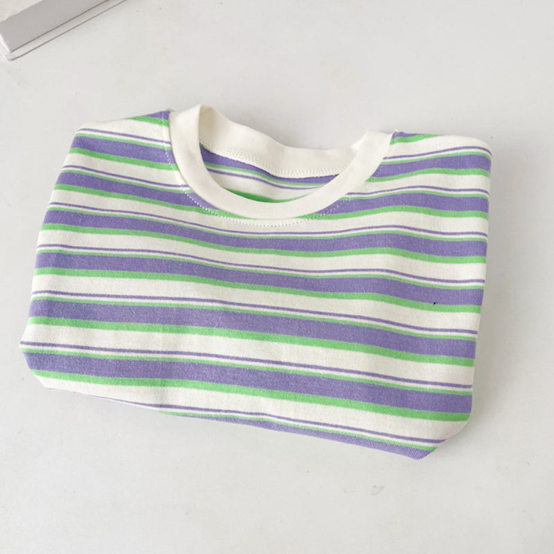 T-shirt vintage rayé pour enfants
