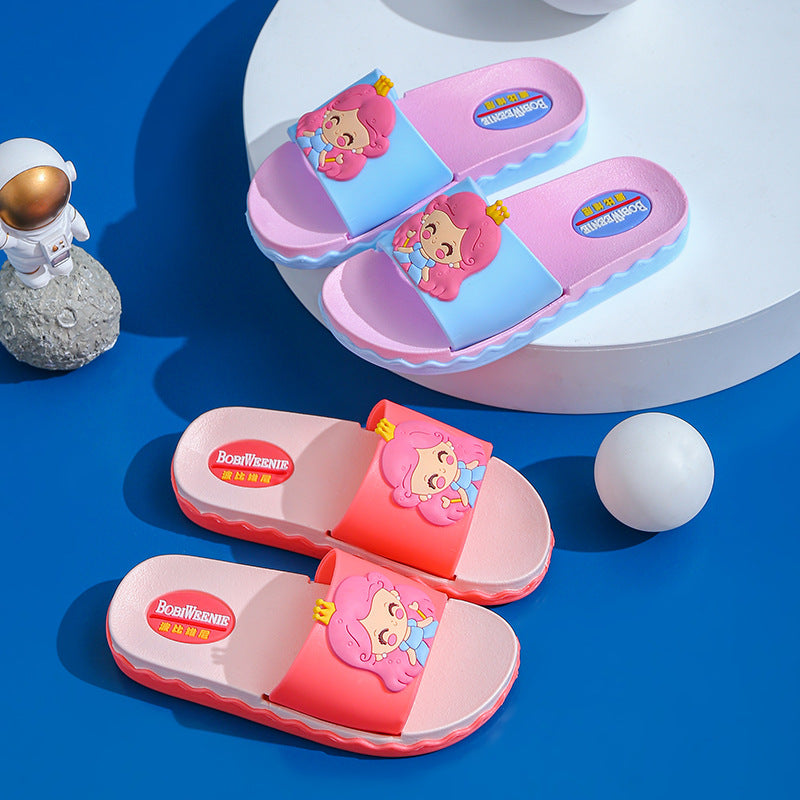 Enfants d'été Cartoon Non-dérapant Soft Bottom Sandales